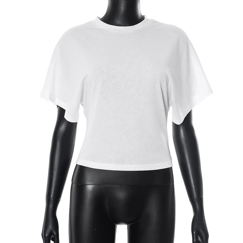 Women white Crop Top