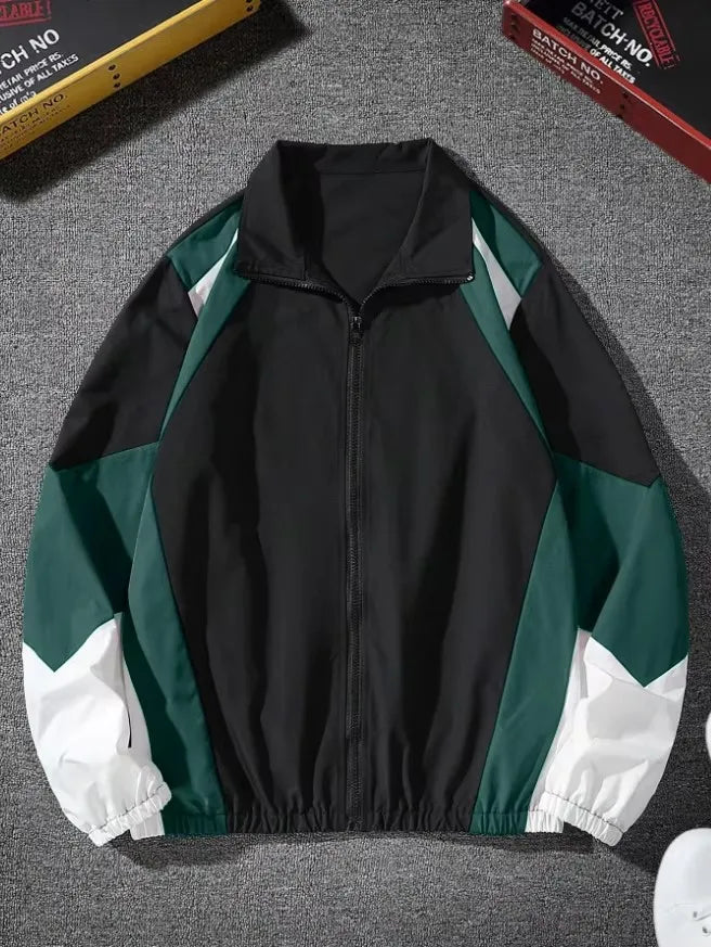 Lightweight Color-Blocked Jacket