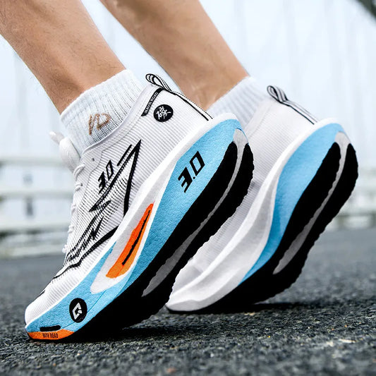 Carbon Stride Athletic Sneakers