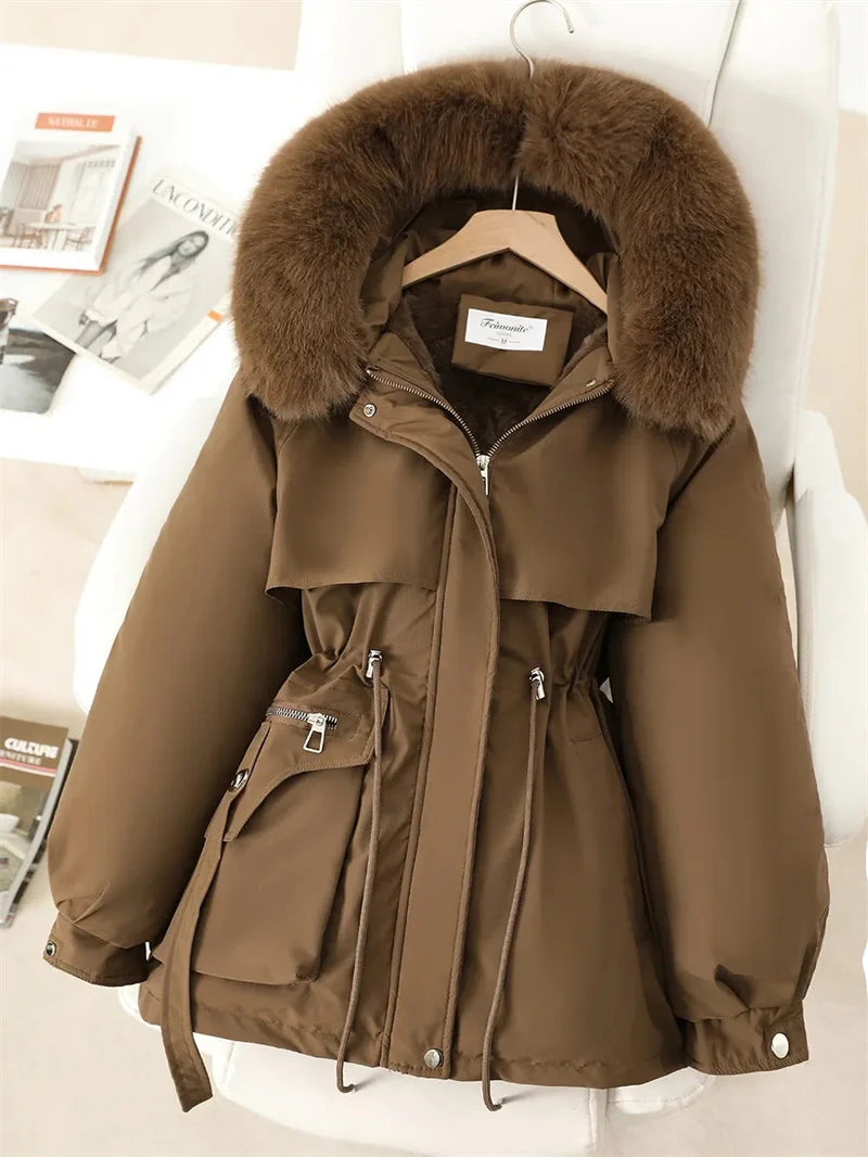Chic Hooded Winter Parka