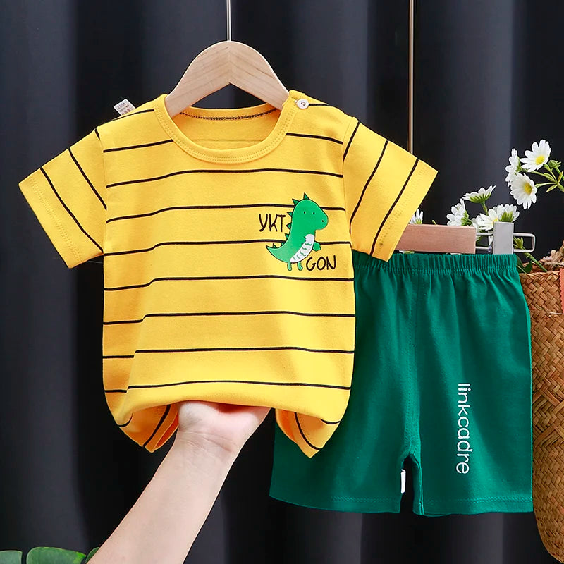 Cartoon Cotton Summer Set