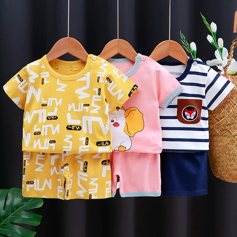 Cartoon Cotton Summer Set