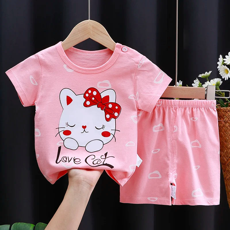 Cartoon Cotton Summer Set