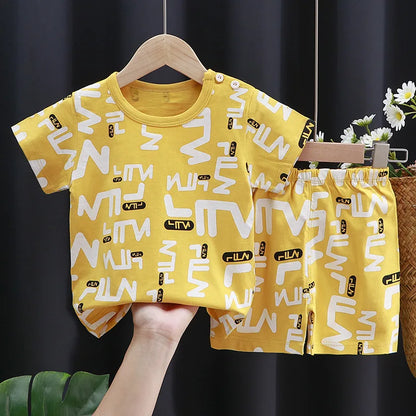 Cartoon Cotton Summer Set