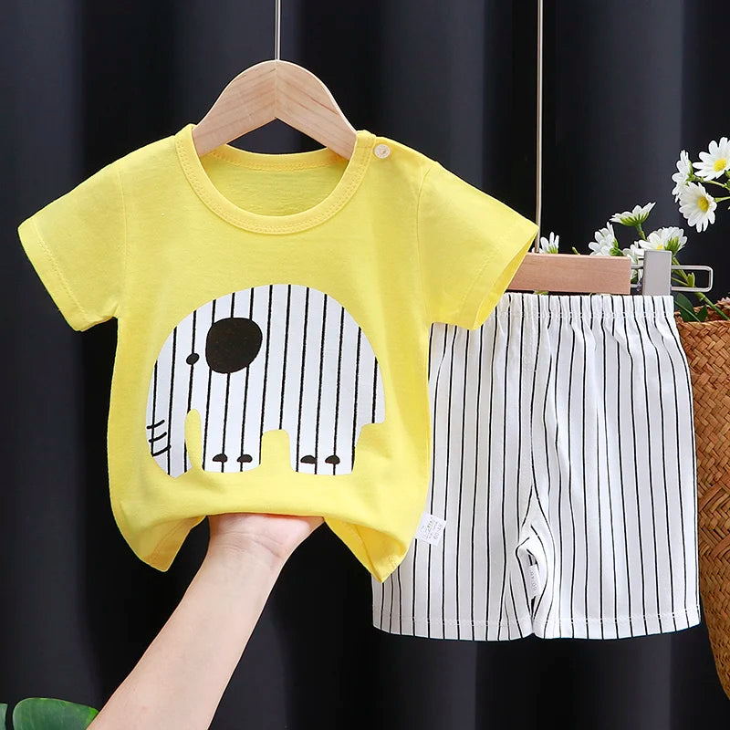 Cartoon Cotton Summer Set