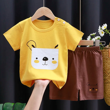 Cartoon Cotton Summer Set
