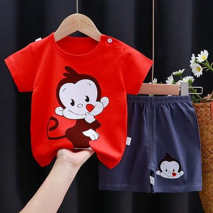 Cartoon Cotton Summer Set