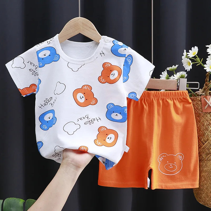 Cartoon Cotton Summer Set