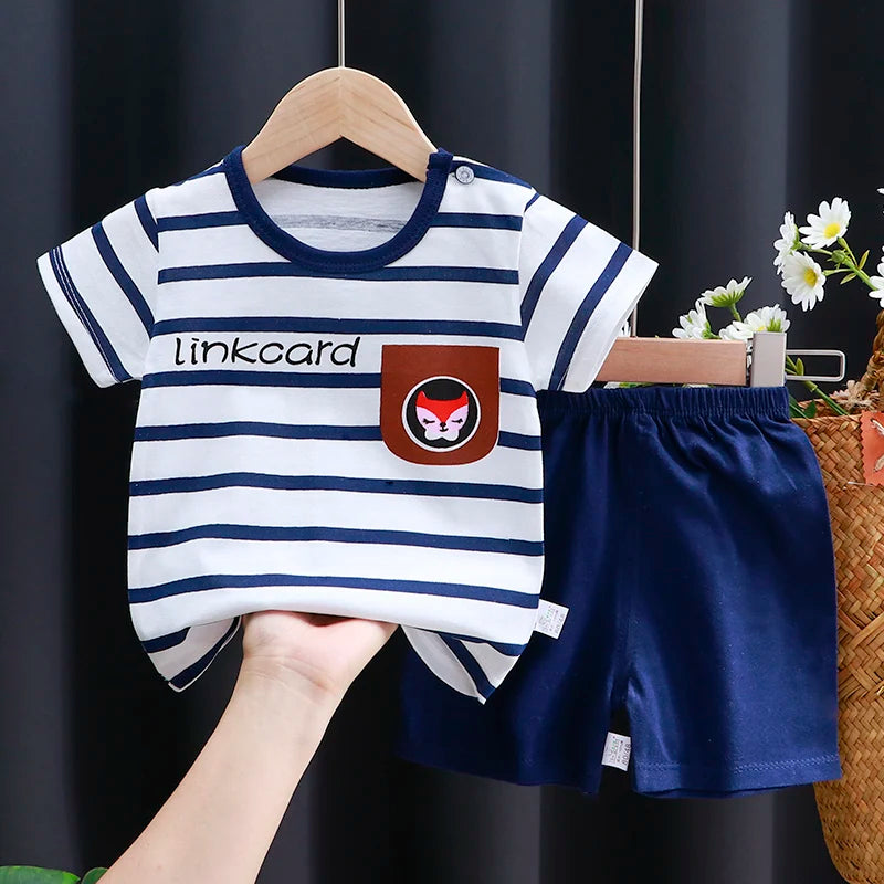 Cartoon Cotton Summer Set