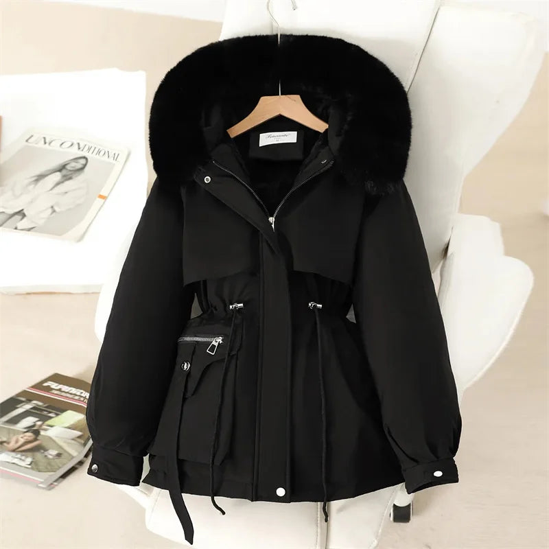 Chic Hooded Winter Parka