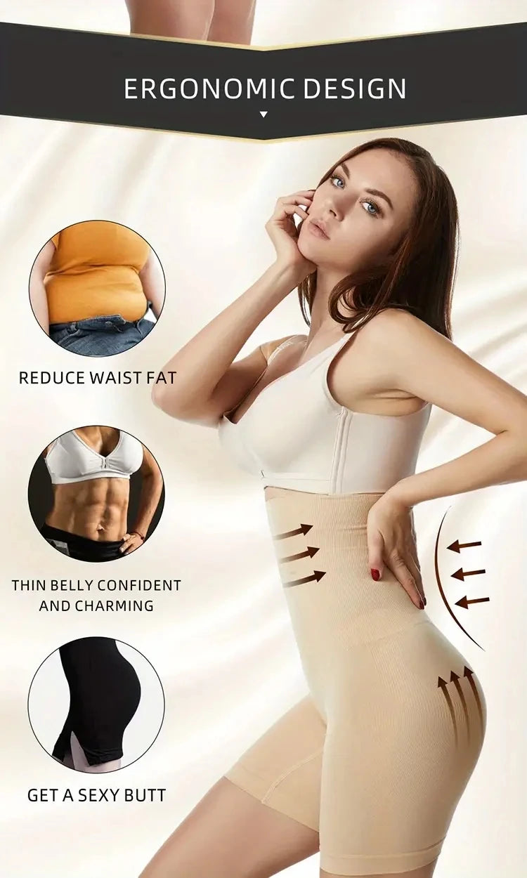 Ultimate Tummy Control Butt Lifting Shapewear Shorts - High Waist Body Shaper