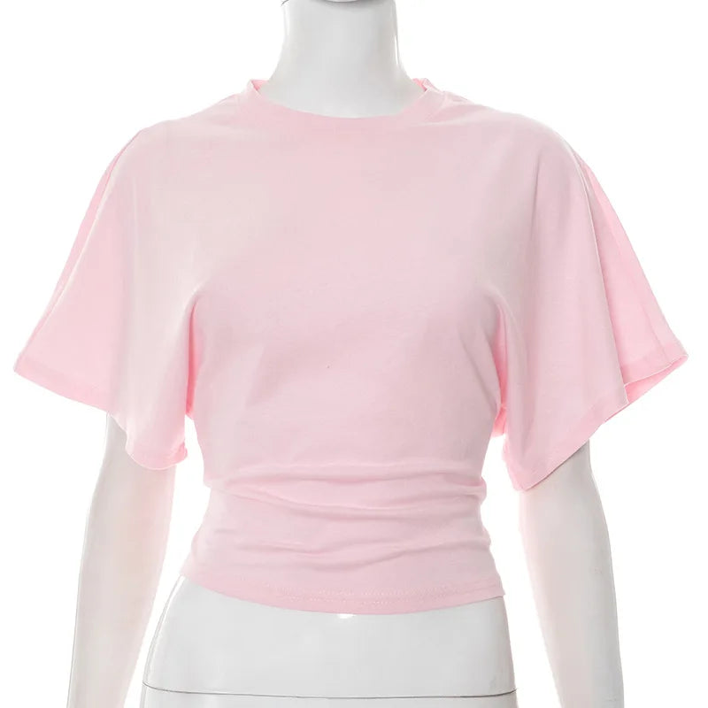 Women Pink  Crop Top