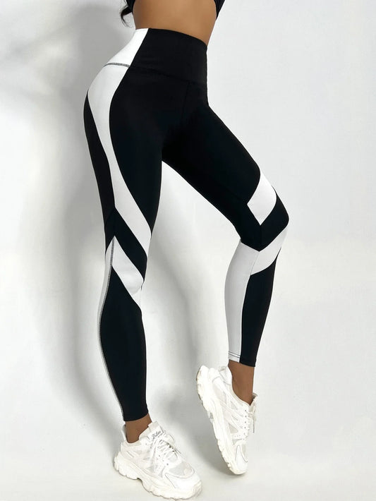 Two-Tone Tummy Control Leggings