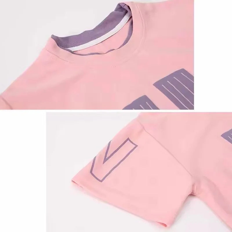 Girls Summer T-Shirt & Shorts Set