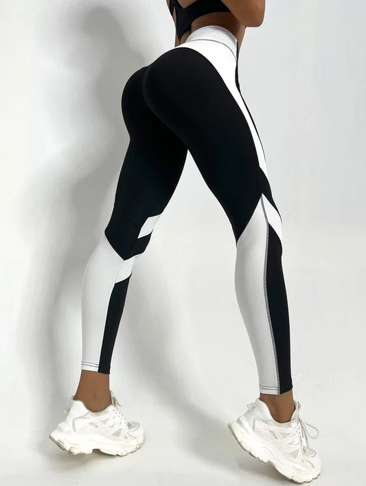 Two-Tone Tummy Control Leggings