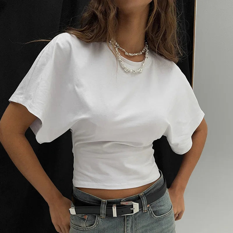 Women white  Crop Top