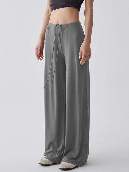 Women's High-Waist Wide-Leg Yoga Joggers light grey
