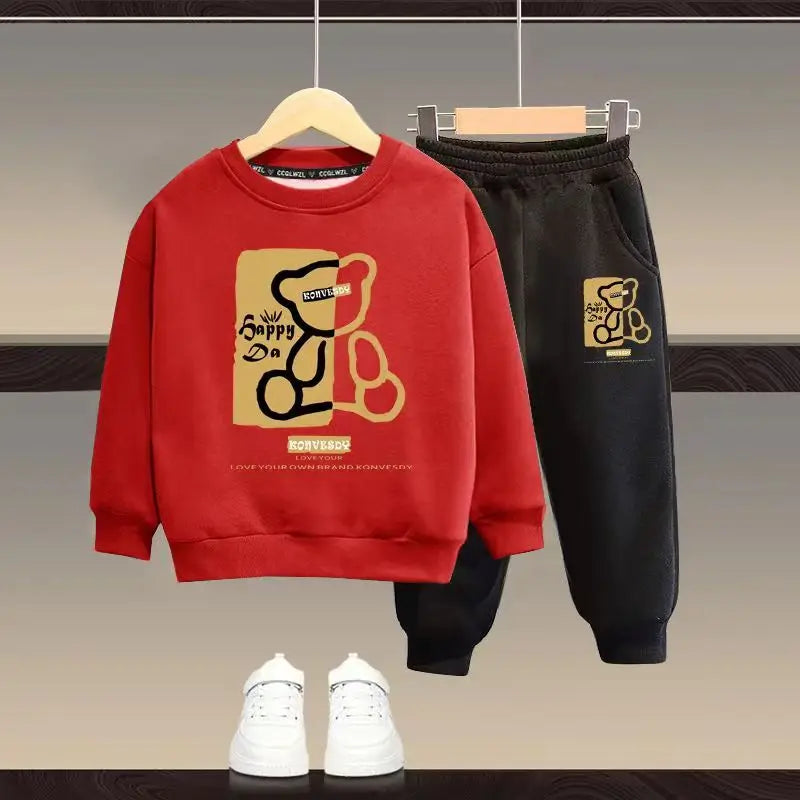 Kids Bear Tracksuit Set