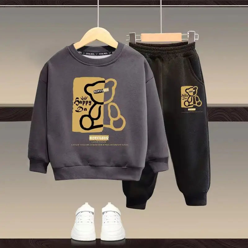 Kids Bear Tracksuit Set