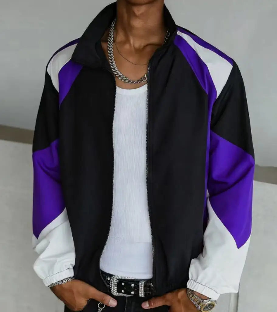 Lightweight Color-Blocked Jacket