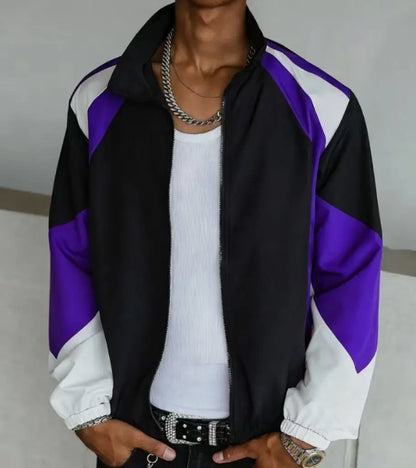 Lightweight Color-Blocked Jacket