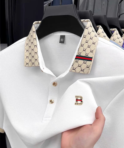 Cooling Comfort Polo Shirt-  Luxury brand B letter