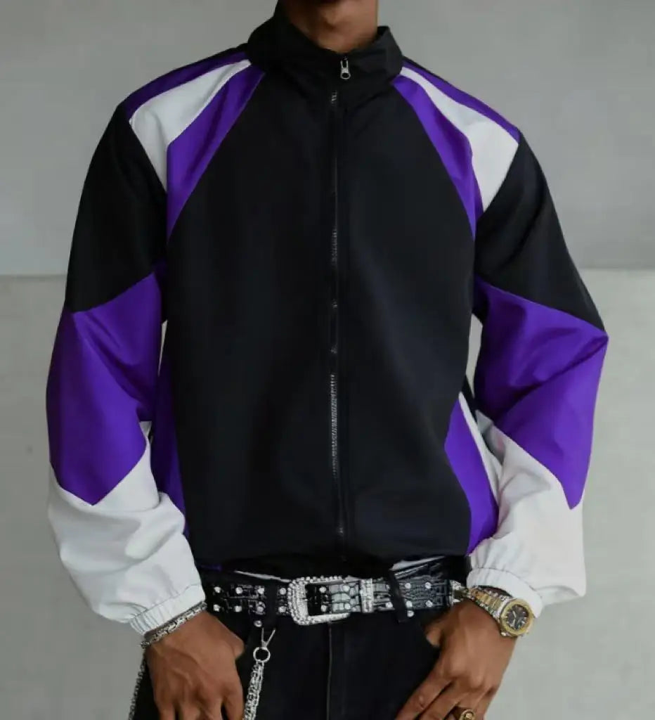 Lightweight Color-Blocked Jacket