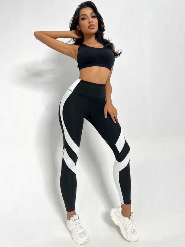Leggings de yoga élégants avec contrôle du ventre