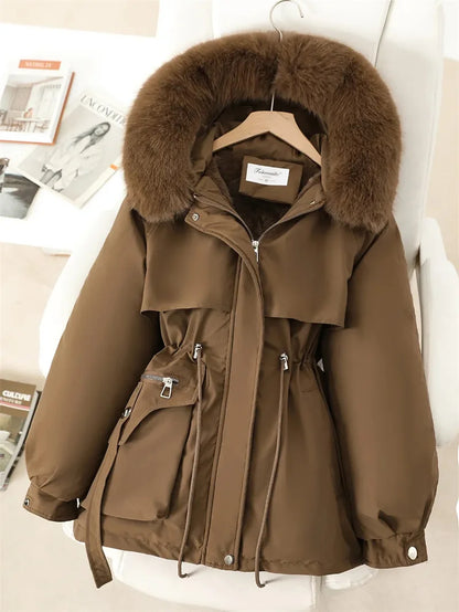 Chic Hooded Winter Parka