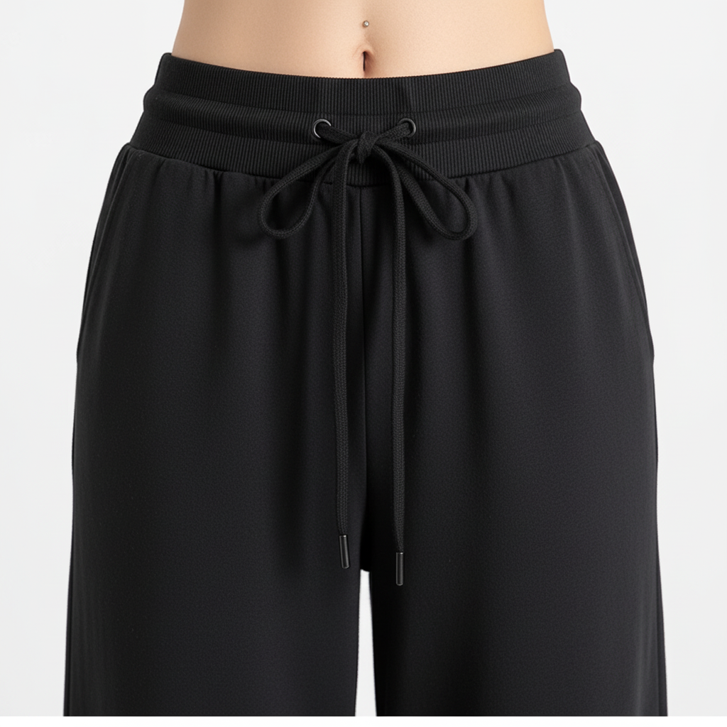 Women's High-Waist Wide-Leg Yoga Joggers