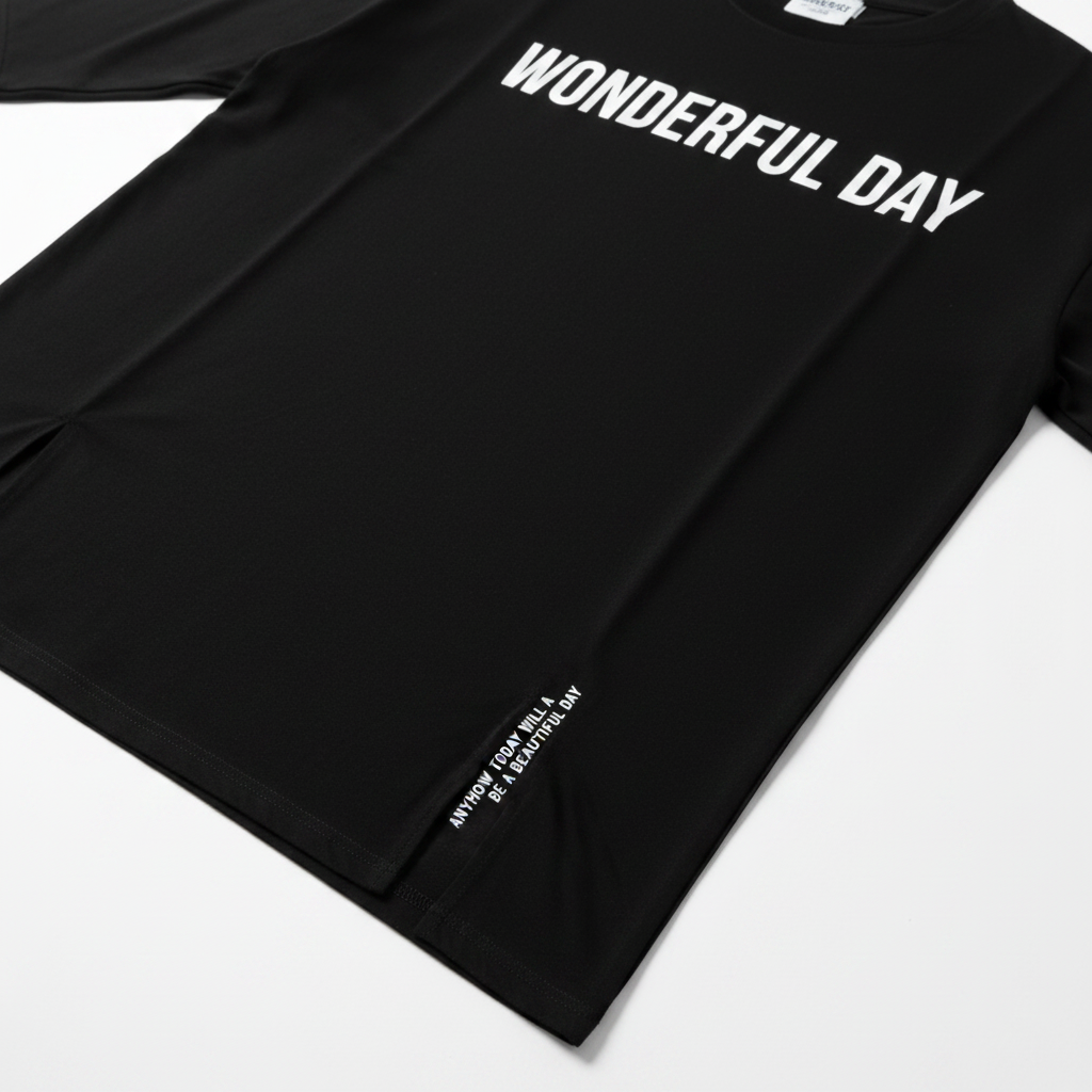 Women's Printed Long T-Shirt with Slit