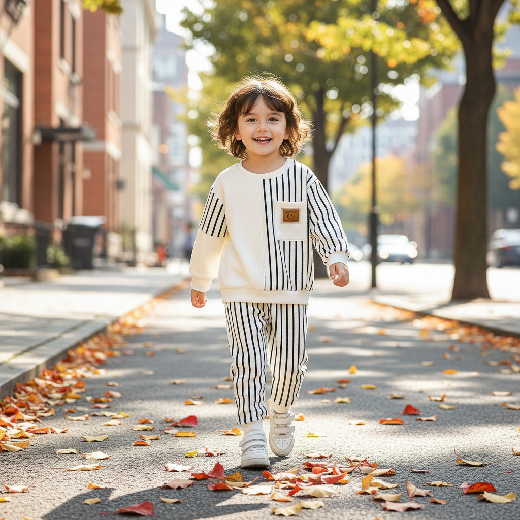 Kids Long Sleeve Hoodie & Pants Set