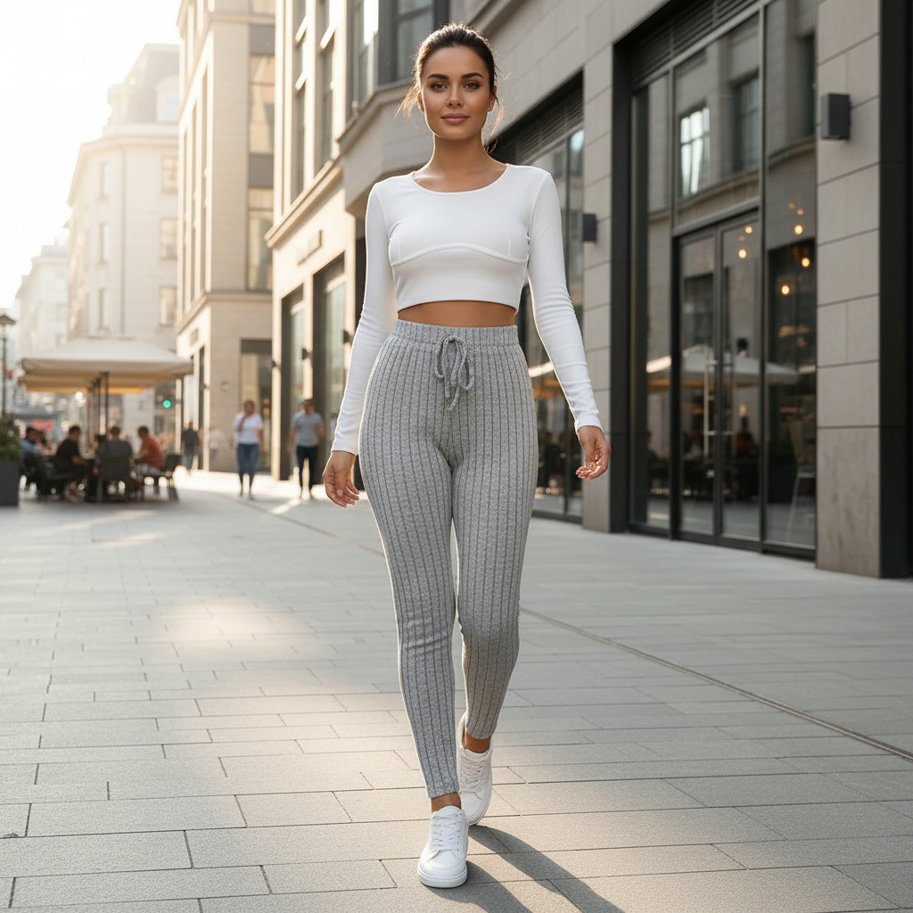 Women's High-Waist Stretch Leggings