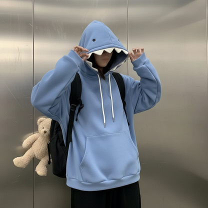 Funny Shark Patchwork oversized unisex