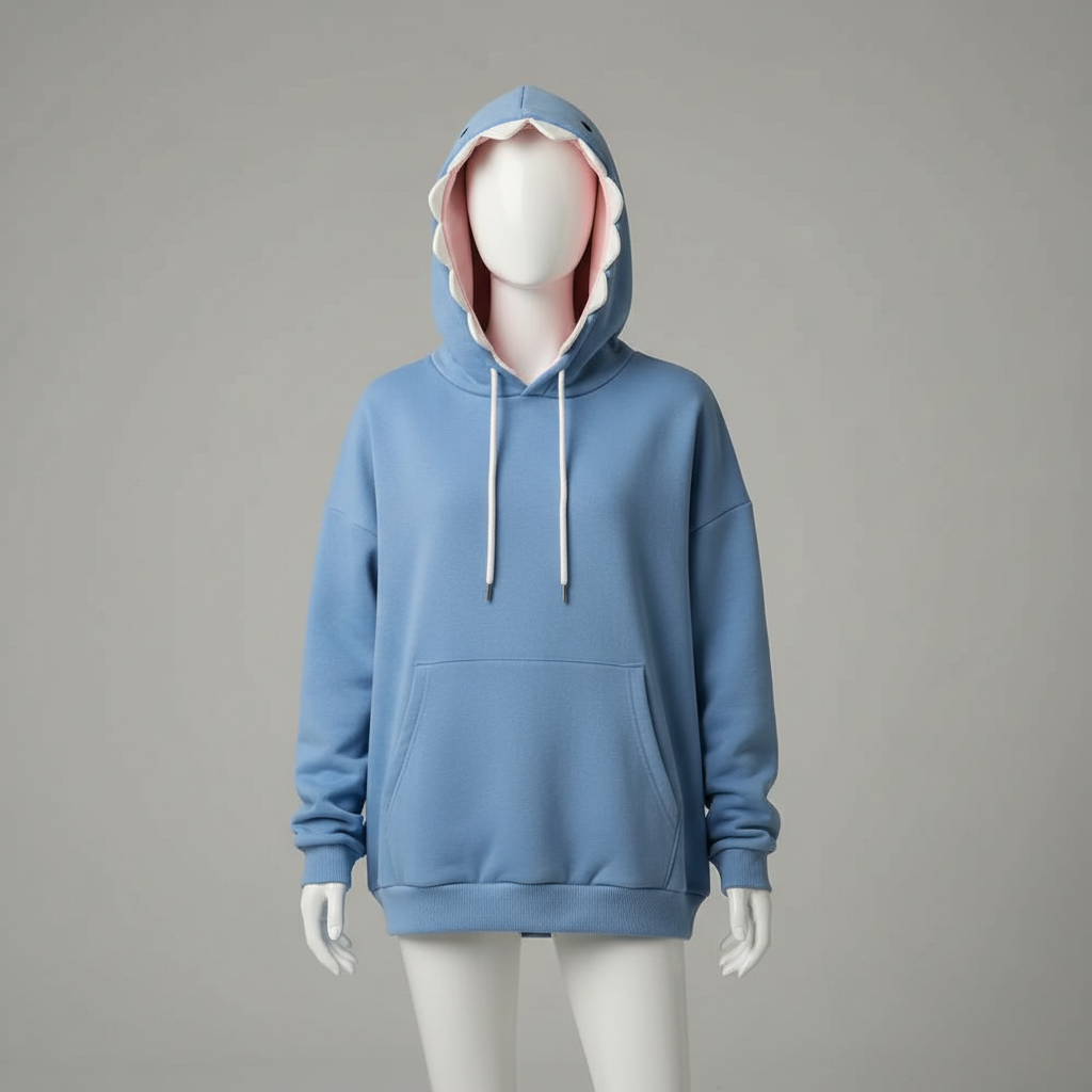 Funny Shark Patchwork oversized unisex