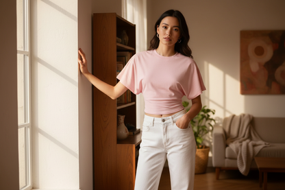 Pink Crop Top