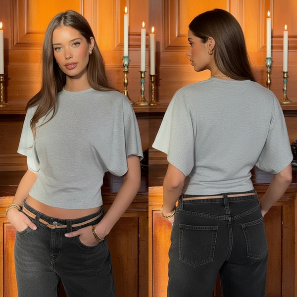 Chic Cotton Crop Top
