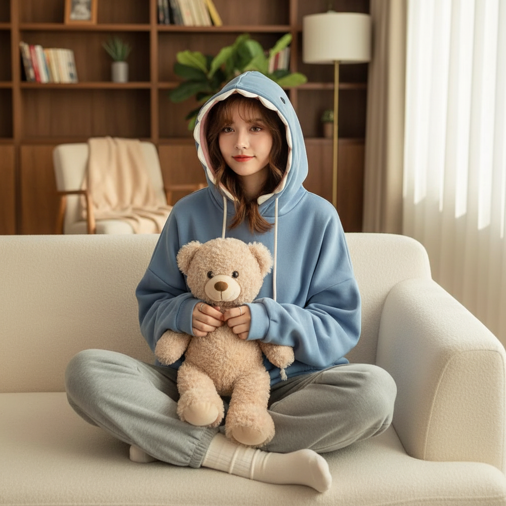 Funny Shark Patchwork oversized unisex