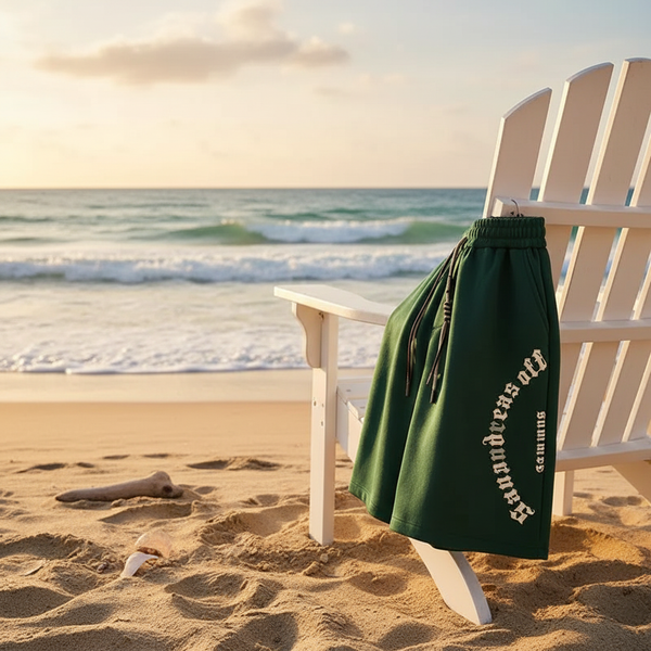 Retro Oversize Beach Shorts