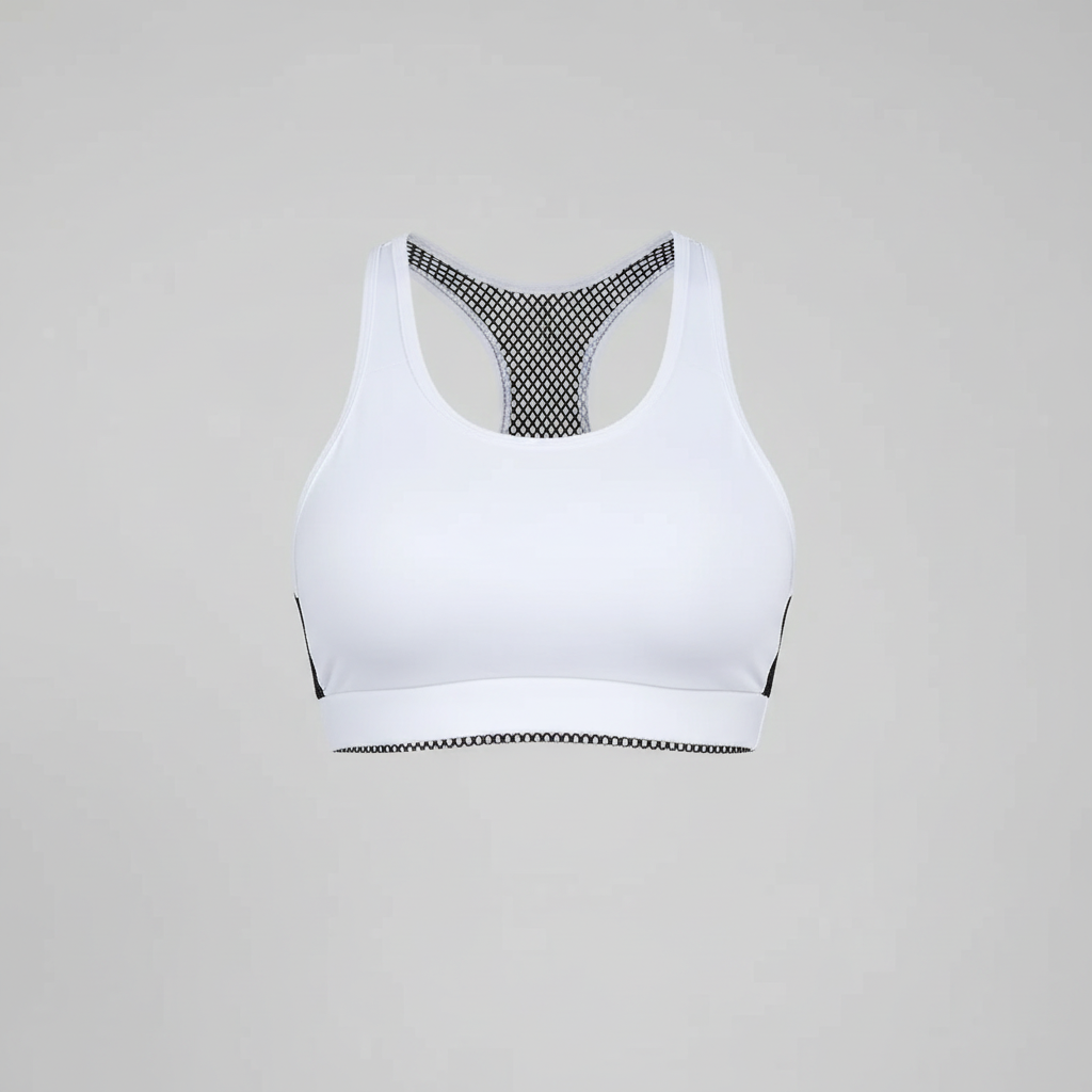 Women's Cross-Back Sports Bra with Removable Pads