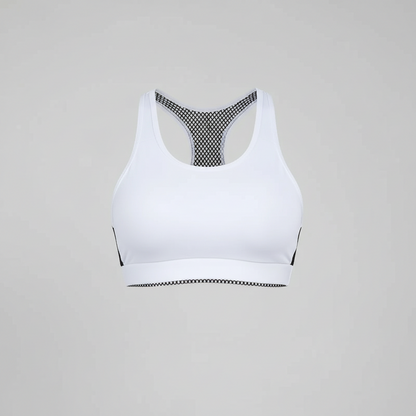 Women's Cross-Back Sports Bra with Removable Pads